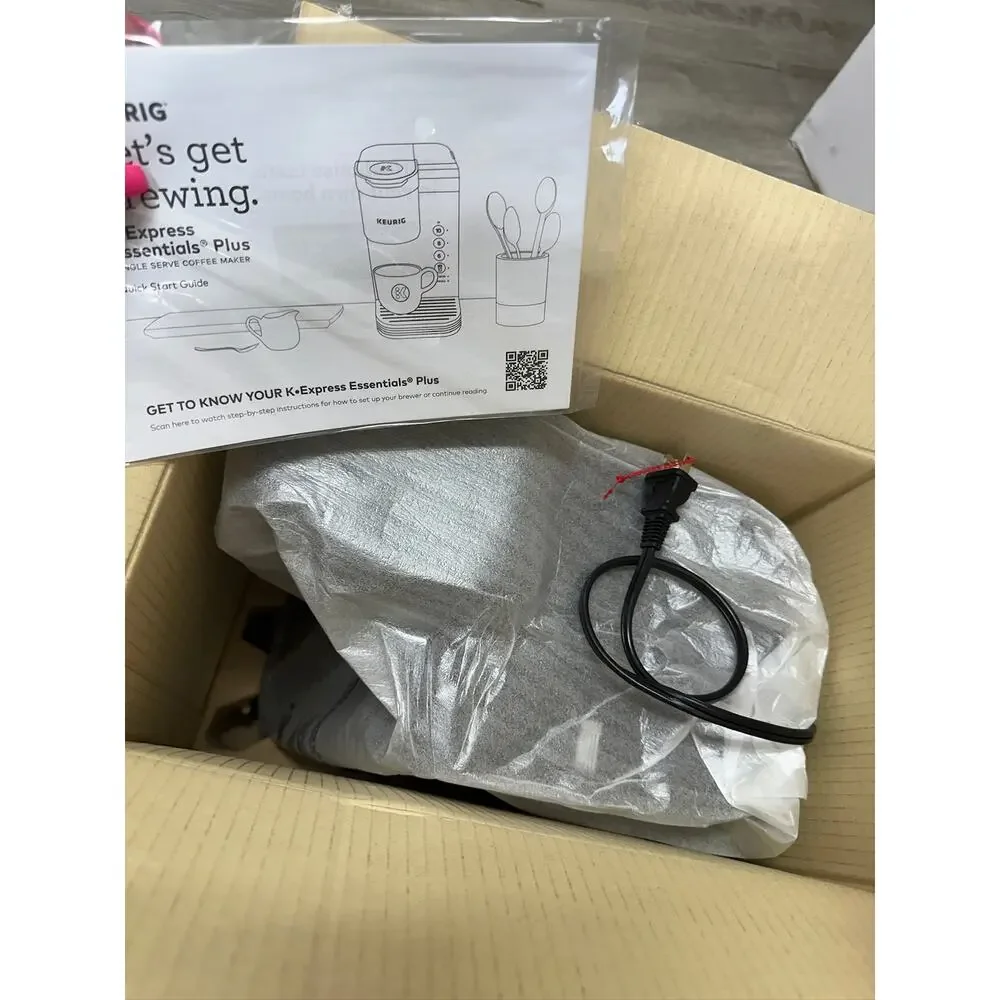 Keurig K-Express Essentials Plus Single Serve Coffee Maker Iced Hot Black 36oz